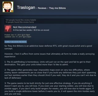 Illustration for article titled They Are Billions, As Told By Steam Reviews
